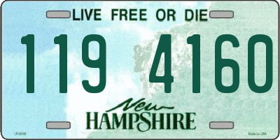 NH license plate 1194160