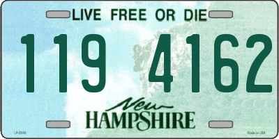 NH license plate 1194162