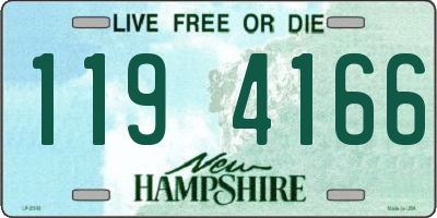 NH license plate 1194166