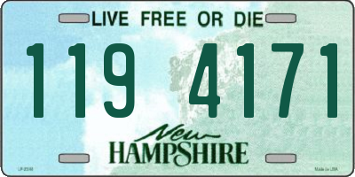 NH license plate 1194171