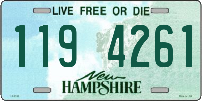 NH license plate 1194261