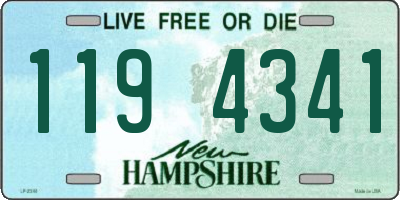 NH license plate 1194341