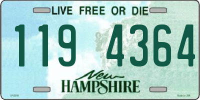 NH license plate 1194364