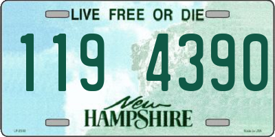 NH license plate 1194390