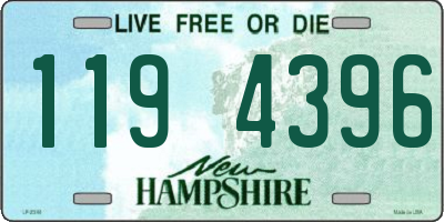 NH license plate 1194396
