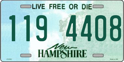 NH license plate 1194408