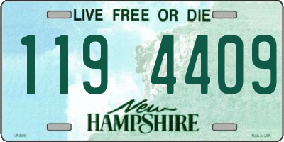 NH license plate 1194409