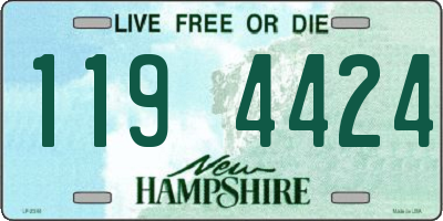 NH license plate 1194424