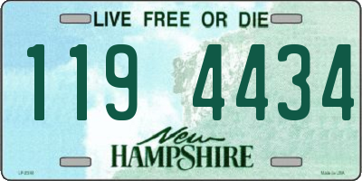 NH license plate 1194434