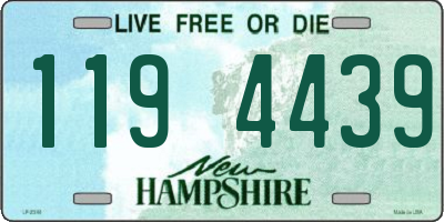 NH license plate 1194439