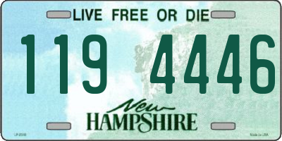 NH license plate 1194446