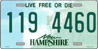 NH license plate 1194460