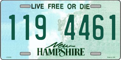 NH license plate 1194461