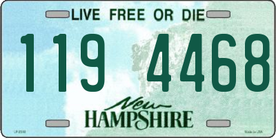 NH license plate 1194468