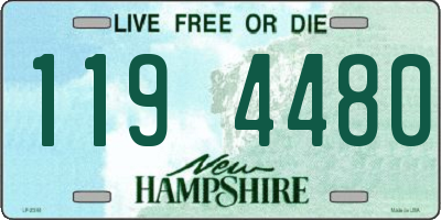 NH license plate 1194480