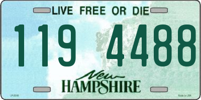 NH license plate 1194488