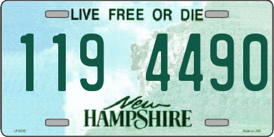 NH license plate 1194490