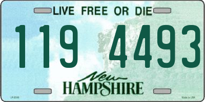 NH license plate 1194493