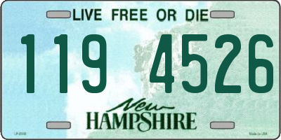 NH license plate 1194526