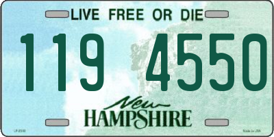 NH license plate 1194550