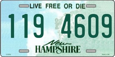 NH license plate 1194609