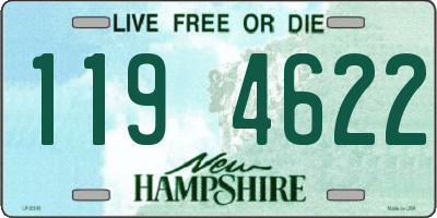 NH license plate 1194622