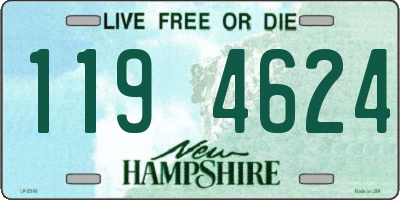 NH license plate 1194624