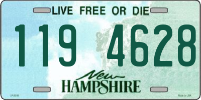 NH license plate 1194628