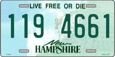 NH license plate 1194661