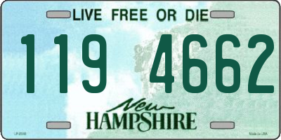 NH license plate 1194662
