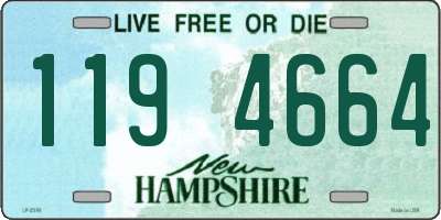 NH license plate 1194664