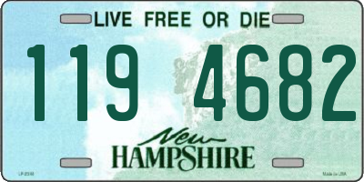 NH license plate 1194682
