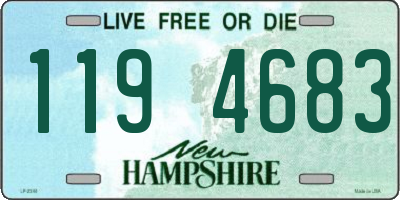 NH license plate 1194683