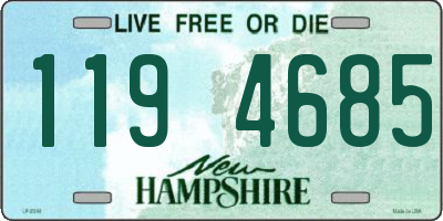 NH license plate 1194685