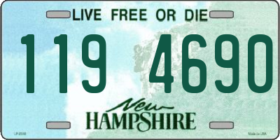 NH license plate 1194690