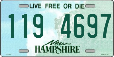 NH license plate 1194697