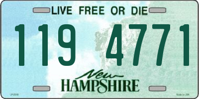 NH license plate 1194771