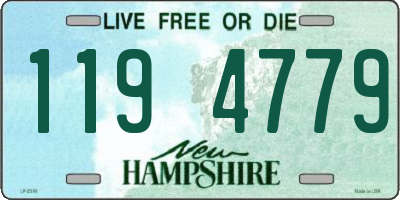 NH license plate 1194779