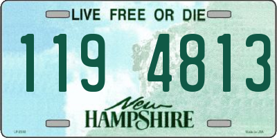 NH license plate 1194813