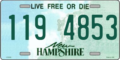 NH license plate 1194853