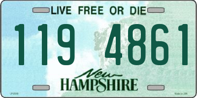 NH license plate 1194861