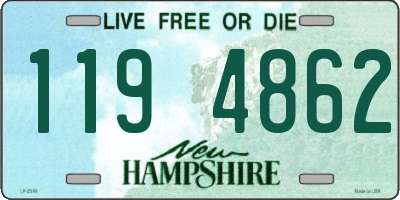 NH license plate 1194862