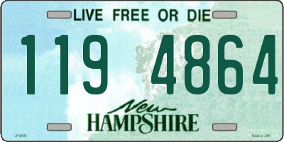 NH license plate 1194864