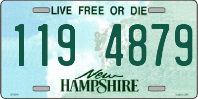 NH license plate 1194879