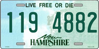 NH license plate 1194882
