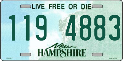 NH license plate 1194883