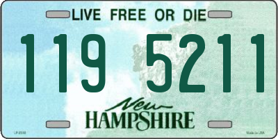 NH license plate 1195211