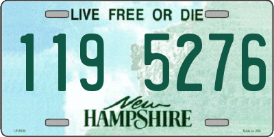 NH license plate 1195276
