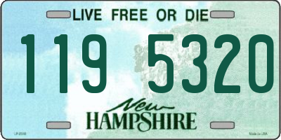 NH license plate 1195320