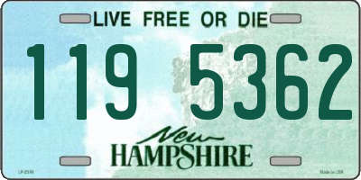 NH license plate 1195362